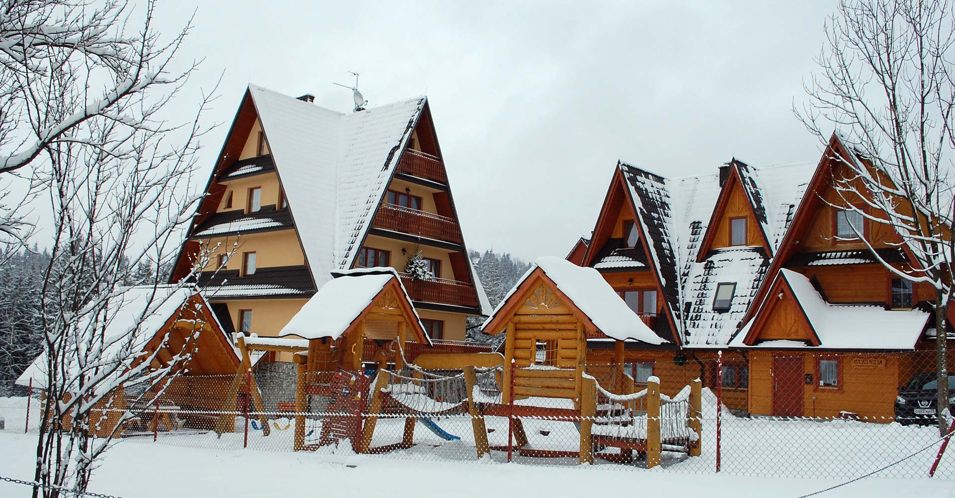 vila Zakopane pokoje ubytování hory Tatry odpočinek v Polsku